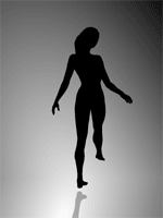 Which direction is the dancer spinning? Can you reverse her direction? Click here to see how.